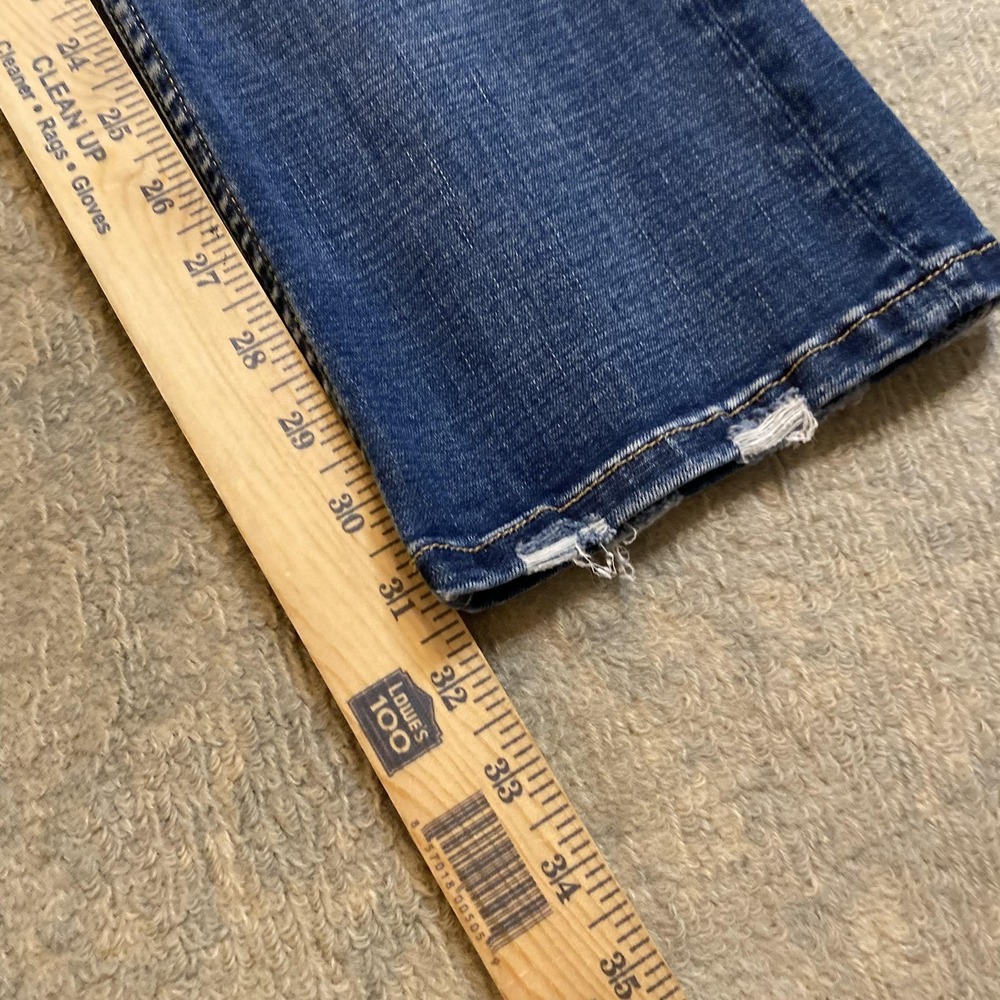 BKE Stella Jeans Womens 25x31.5 Medium Wash Blue Mid Rise Slim Bootcut Denim - Picture 8 of 14